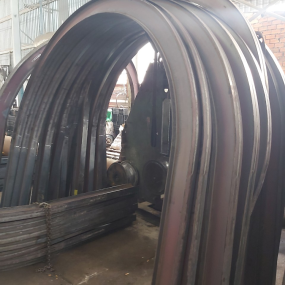 Thép hình I150*75. 180 độ.