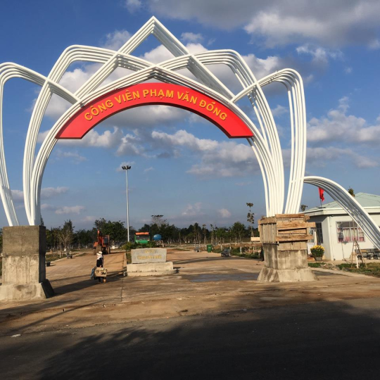 Uốn cổng Chào Công Viên